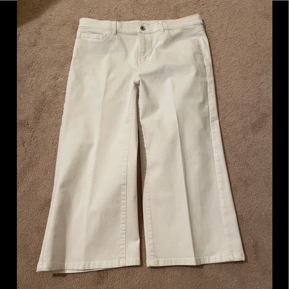 Women's White Wide-Leg Jeans
